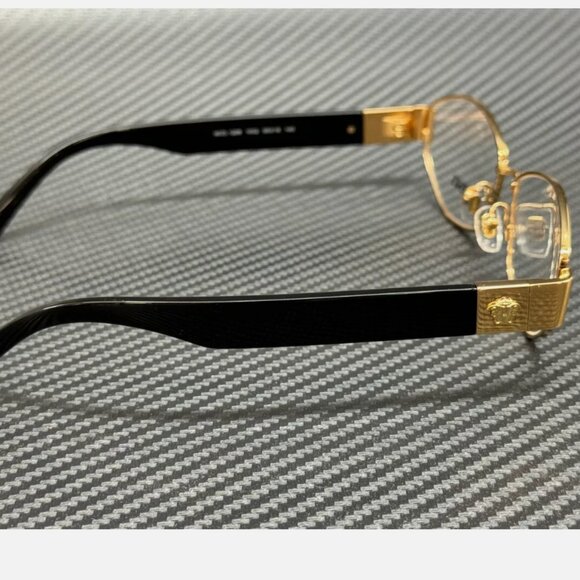 Versace Gold Black Men's Sunglasses 55mm - Picture 4 of 5